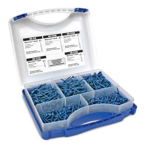 Order In - KREG Pocket Hole Screw Kit 675 Piece - KR-SK03