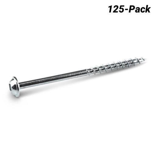 Order In - KREG Coarse Thread/Maxi-Loc Zinc Pocket Hole Screws 64 MM125 Piece - KR-SMLC250-125