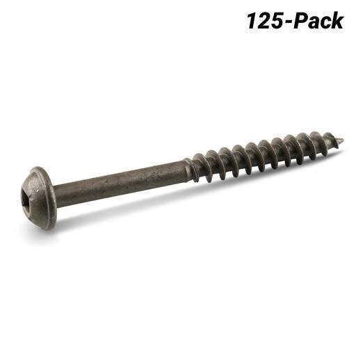 Order In - KREG Pocket Hole Screws Coarse HD 64mm 125 Piece - KR-SMLC2X250-125