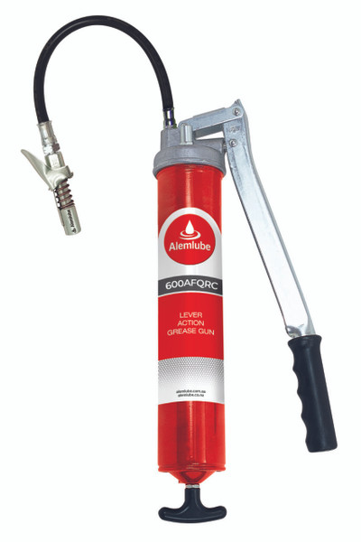 Order In - Alemlube Lever Action Grease Gun With Quick Release Coupler 12000 PSI - 600AFQRC
