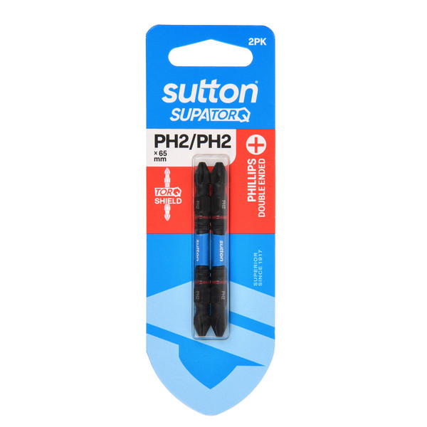 Order In - Sutton SupaTorq Screwdriver Bit Phillips PH2 x100mm Double Ended 5 Pack - S201H05E02