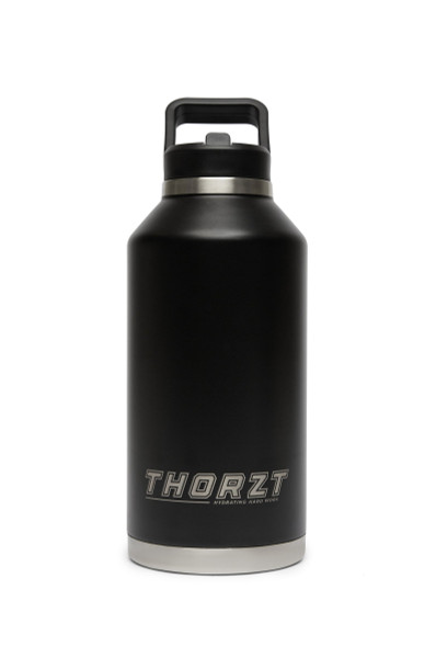 Order In - Thorzt Drink Bottle 2 Litre Stainless steel Black - TDB02