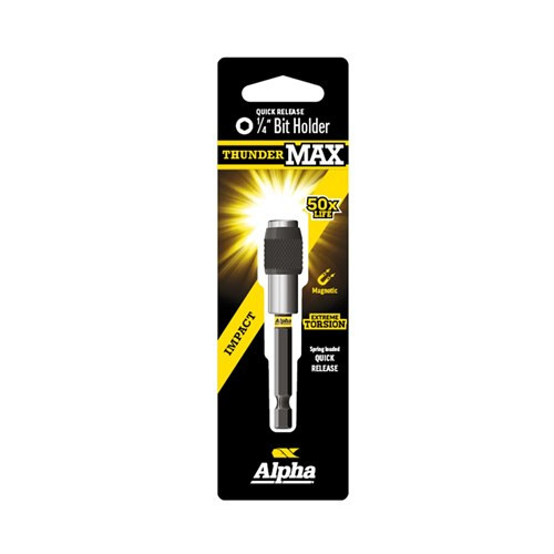 Order In - Alpha ThunderMax Imp QR Mag Bit Holder 1/4" x 75 MM - CMBHQR75SM