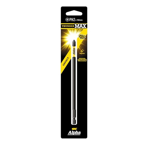 Order In - Alpha ThunderMax Impact Power Bit PH2 x 150 MM - CPH2150SM