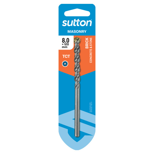 Order In - Sutton TCT Masonry Drill 8.0 MM x 120 MM - D6000800