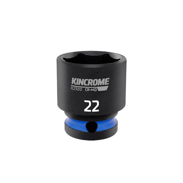 Kincrome Impact Socket 1/2" Drive 22 MM - K2300