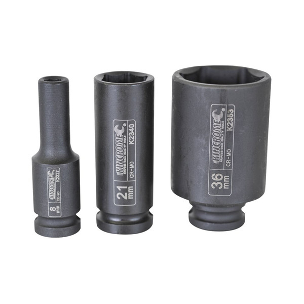 Kincrome Impact Socket Deep 1/2" Drive 12 MM - K2331