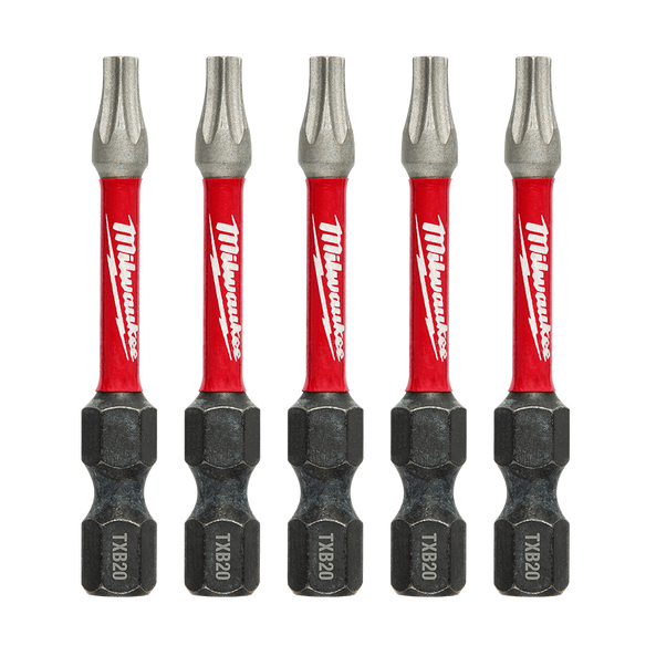 Order In - Milwaukee SHOCKWAVE™ Power Bit Security Torx TXB020 50 MM 2" 5 Pack - 48324694