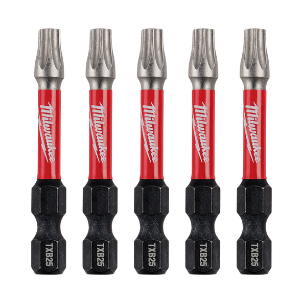 Order In - Milwaukee SHOCKWAVE™ Power Bit Security Torx TXB025 50 MM 2" 5 Pack - 48324696