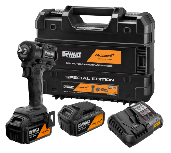 DeWalt x McLaren 18V XR Compact Impact Wrench Kit - 5.0Ah - DCF92MP2T-XE