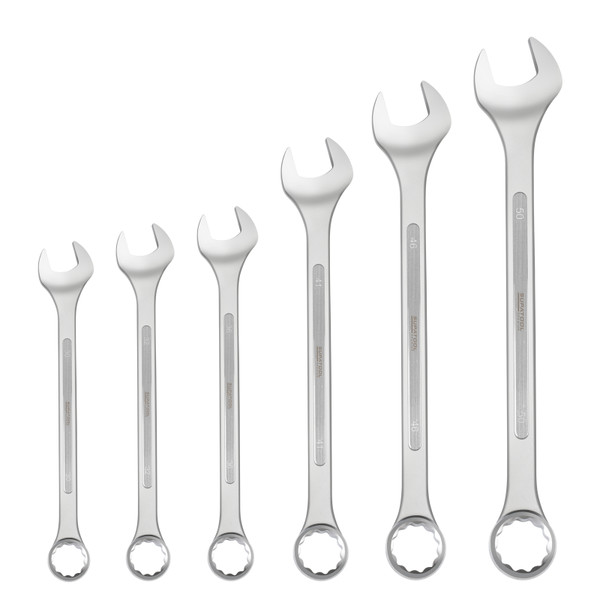 Order In - Supatool Jumbo Combination Spanner Set Metric 6 Piece - STP3250