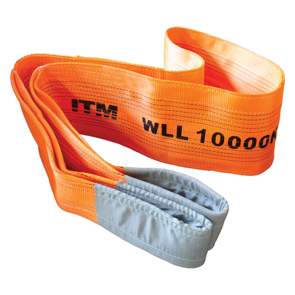 Order In - ITM Flat Web Lifting Sling 10 Tonne Length 4M - TM9160-10040