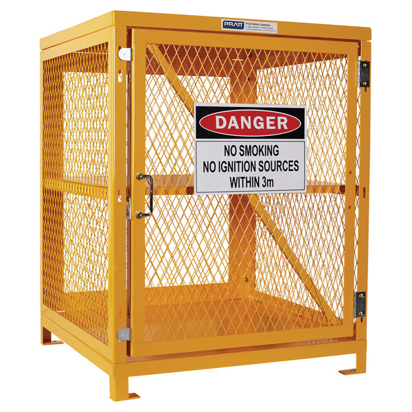 Order In - Pratt Safety Aerosol Storage Cage. 2 Storage Level Up To 200 Cans - PSGC4A