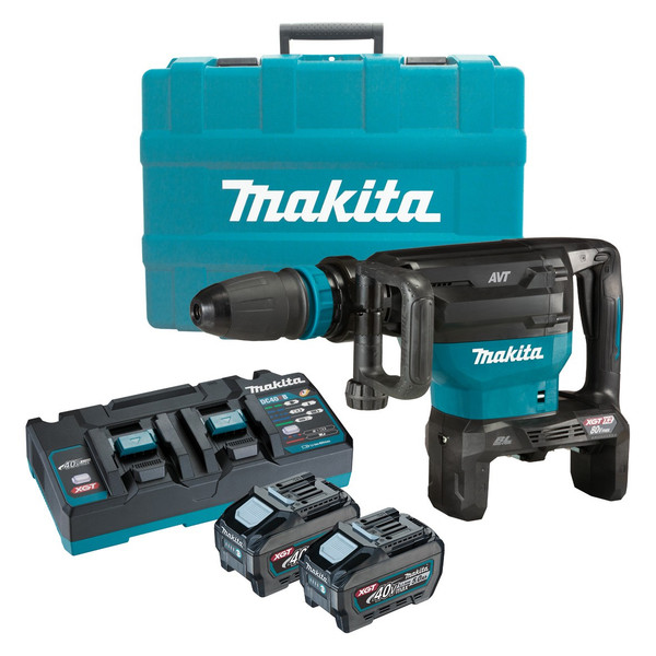 Order In - Makita 40V x2 SDS Max Demo Hammer 2x 5.0AH Combo Kit HM002GT201