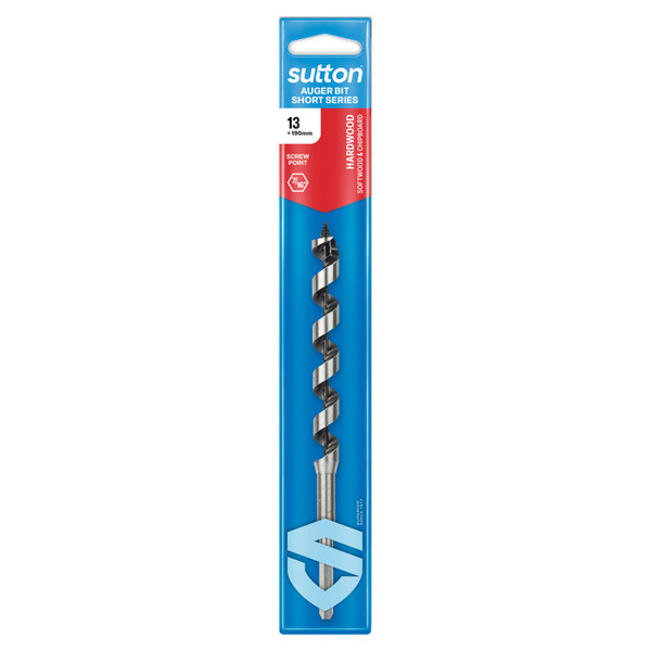 Order In - Sutton Auger Short Hex Shank 13 x 190 MM 7/16" - D5101300