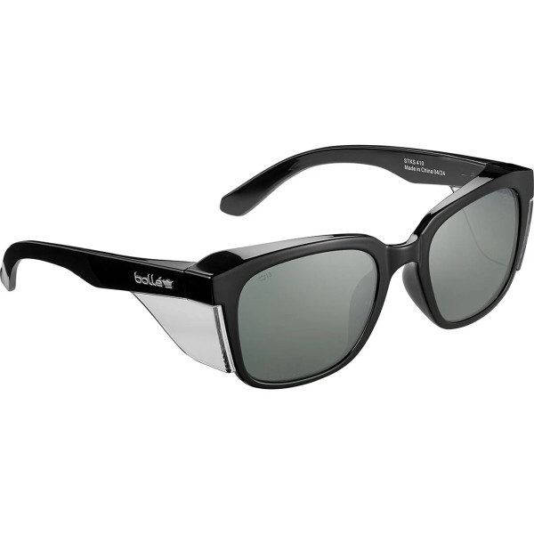 Order In - BOLLÉ SAFETY STKS 410 Black Gloss Frame Smoke Polarised PC Lens Anti Scratch - STK41N50A