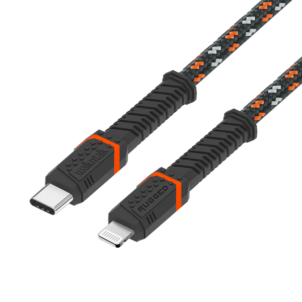 Order In - WALKNTALK Cable USB-C To Lightning Rugged Kevlar Reinforced 1.8M - WNTPWR-LCC