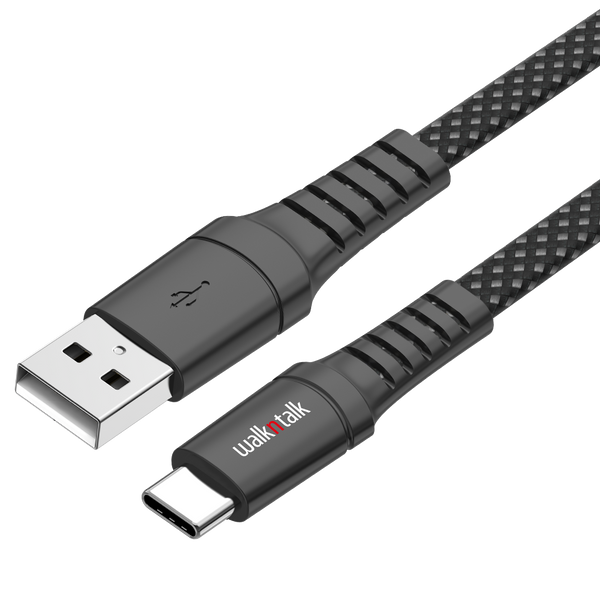 Order In - WALKNTALK Cable USB-A To USB-C Tangle Free Braided 30 CM - WNTPWT-30CM-SUSBC