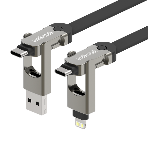 Order In - WALKNTALK Cable 6 In 1 Mulitple Options USB-A USB-C Lightning 50 CM - WNTPWT-CS-6IN1