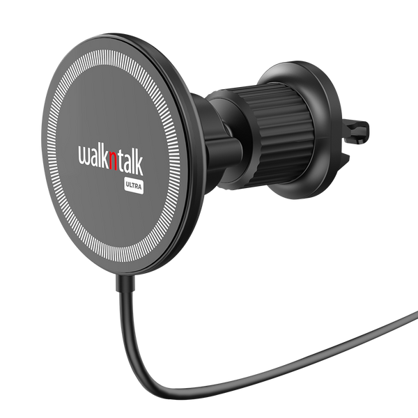 Order In - WALKNTALK Car Mount Magsafe Compatible QI 15W Wireless USB-C 1.2 M - WNTPWU-MAGCHARGE