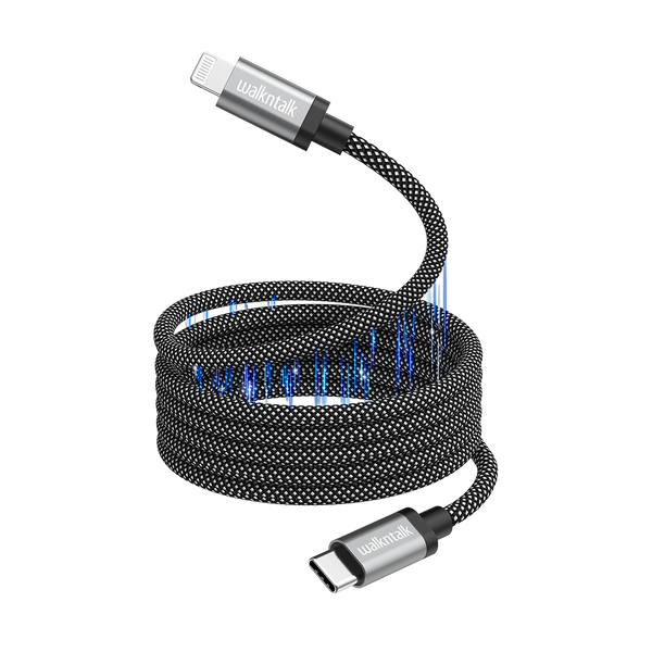 Order In - WALKNTALK Cable USB-C To Lightning Magnetic Coil 1.2M - WNTPWU-MLCC