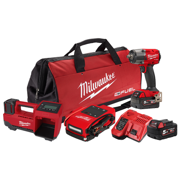 Milwaukee M18 FUEL™ 3 Piece Power Pack 3JS2 - M18FPP3JS2502B