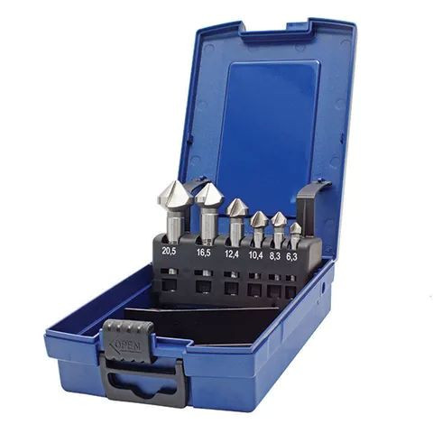 Order In - ITM Holemaker Countersink Set 3 Flute 3-20.5 MM 6 Piece - STSET-01