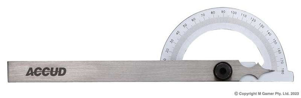 Order In - Accud 180° Protractor & Combination Square 150 MM - AC-812-005-01