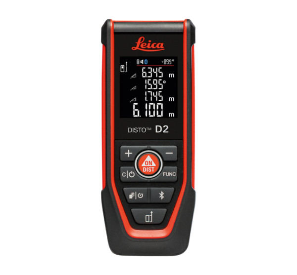 Leica Disto D2 2026 Laser Distance Meter with Tilt Sensor BT NFC - LG986858