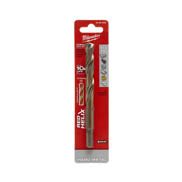 Order In - Milwaukee RED HELIX™ Cobalt Drill Bit 11.5 MM - 48892526