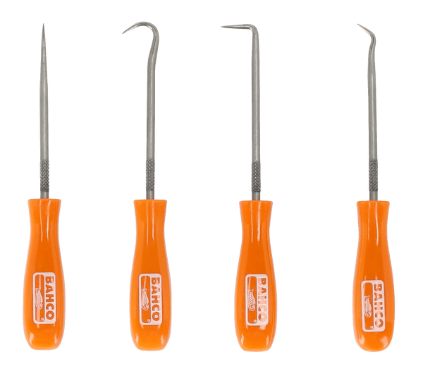 Order In - Bahco Miniature Awls/Hooks/Picks Tool Set 130 MM 4 Piece - 2633/S4