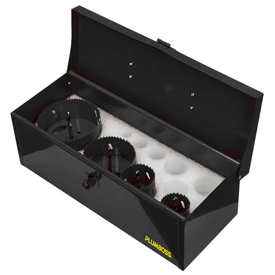 Order In - Plumboss Plumbers Hole Saw Kit BA4KIT 48-114 MM - HSBKIT4