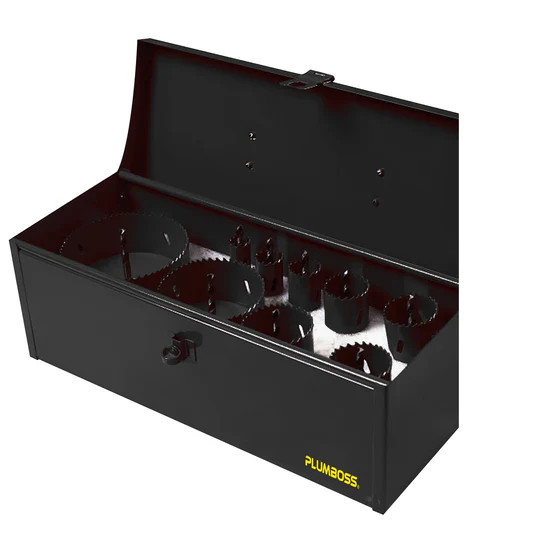 Order In - Plumboss Plumbers Hole Saw Kit BA9KIT 19-114 MM - HSBKIT9