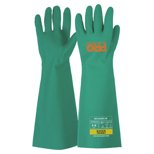 Order In - Prochoice Nitrile Gauntlet Glove Green 45CM - RNU22