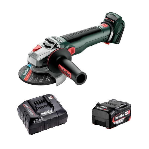Metabo Cordless Grinder kit WB 18 LT BL 11-125 Q 1 LP 5.2 K - AU61305430