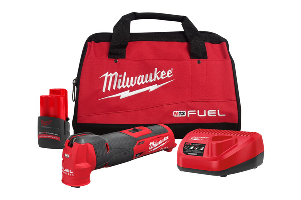 Order In - Milwaukee M12 FUEL™ Multi-Tool Kit (1x HO 2.5Ah, Bag) - M12FMT201HB