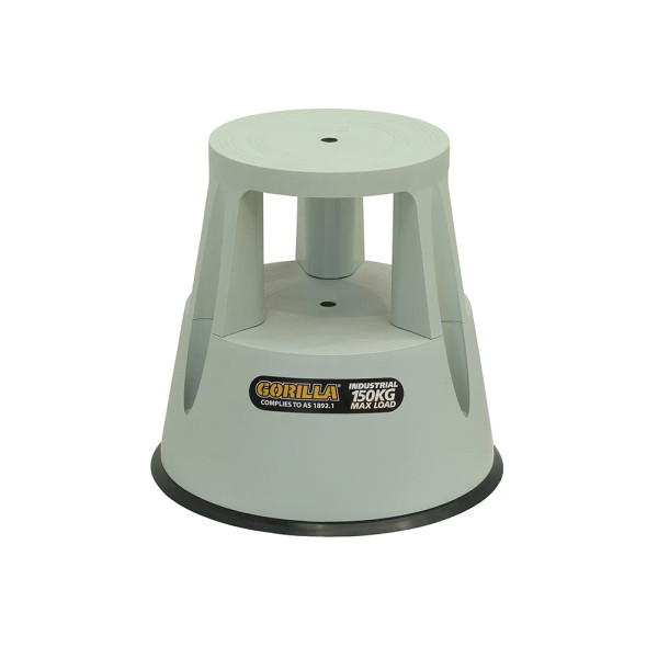 Order In - Gorilla Rolling Safety Step - Grey 150kg Industrial - GRS-01G