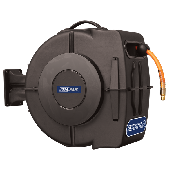 Order In - ITM Retractable Hybrid Polymer Air Hose Reel 10 MM X 20M  With BSP Male Fittings 1/4" - TM300-020