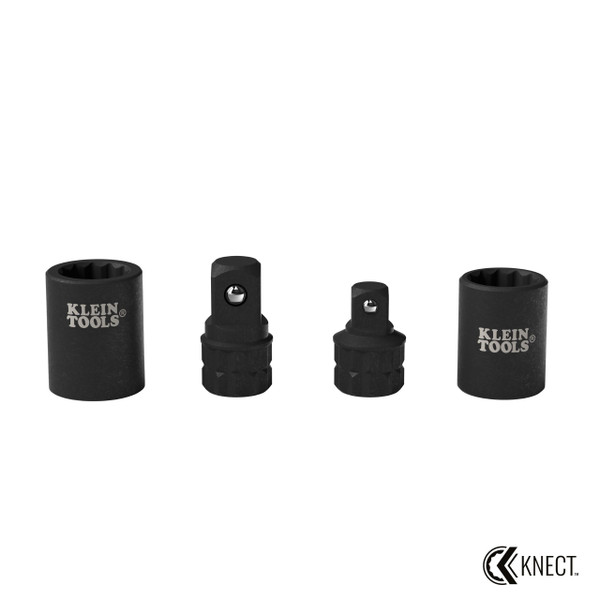 Order In - Klein Tools KNECT™ M Impact Socket Wrench Adapter Set - A-65KADP