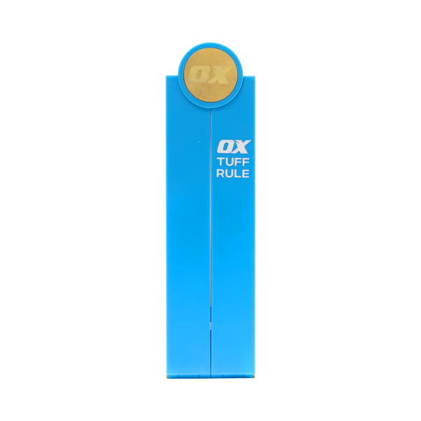 OX TOOLS Pro Tuff Rule Cyan Length 600 MM Width 45 MM - OX-P507236