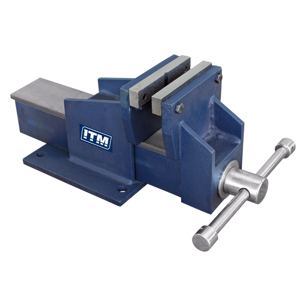 Order In - ITM Fabricated Steel Bench Vice Straight Jaw 100 MM - TM102-100