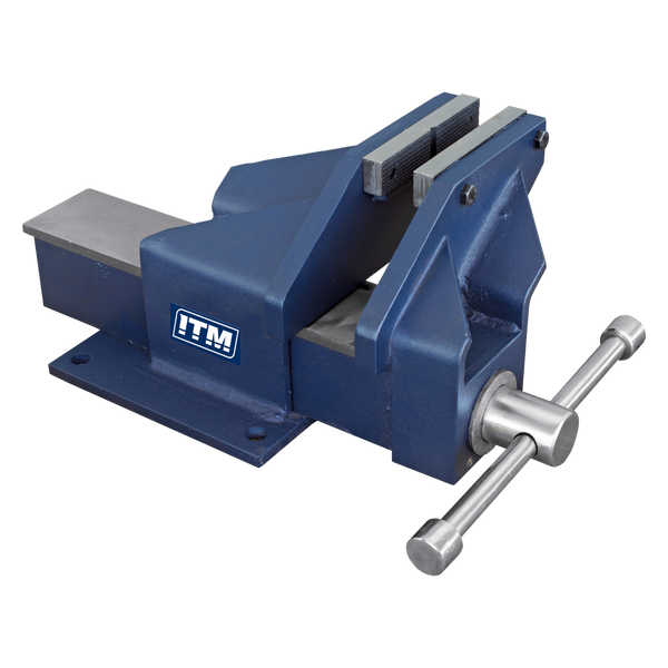 Order In - ITM Fabricated Steel Bench Vice Offset Jaw 125 MM - TM104-125