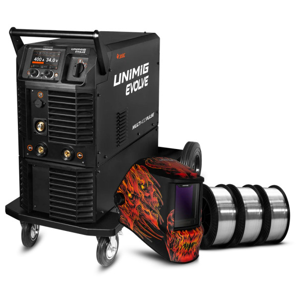 Order In - Unimig Evolve Multi 400 Pulse M350 Trolley Bundle - PK11120