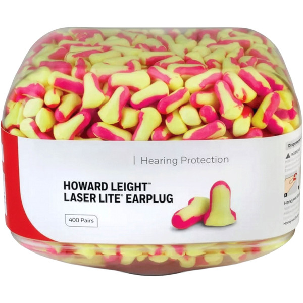 Order In - Howard Leight Prefilled canister of 400 pairs Laser Lite Earplugs - 50129776-001