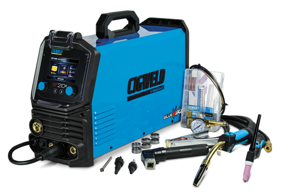 Cigweld BlueVenom Multi Process 210A 6-in-1 MIG DP HF ACDC TIG & Stick W/ Pulse - W1400210