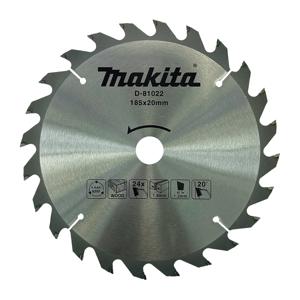 Order In -Makita Economy Saw Blade TCT 185 MM x 20 MM x 24T - D-81022