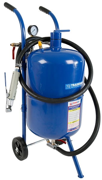 Order In - TRADEQUIP Sand Blasting Kit Mobile 37 Litre - 3008