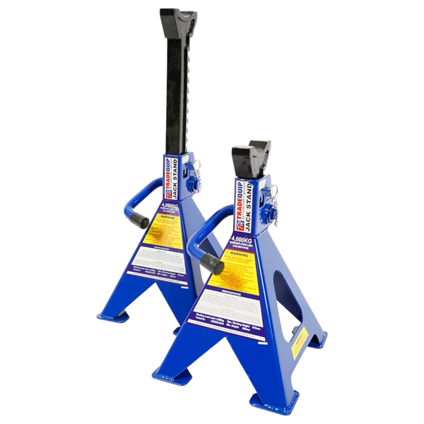 Order In - TRADEQUIP Jack Stands Ratchet 8,000KG Pair - 1162T