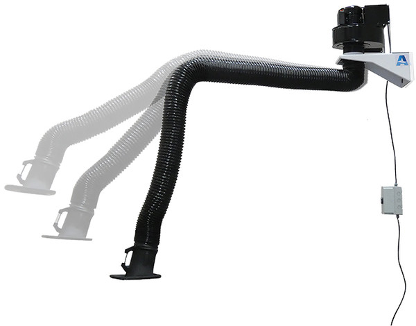 Order In - Weldclass Allclear FA25 Wall-Mount  Fan Plus Arm 3M  - WC-FA253M