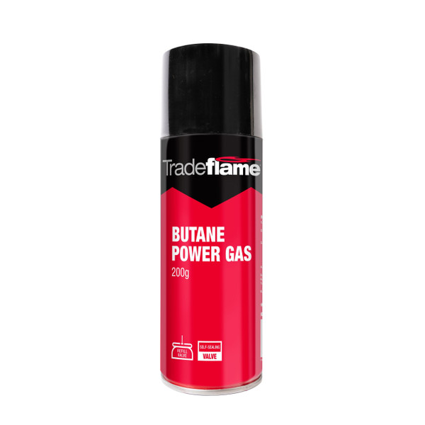Order In - Tradeflame Butane Cartridge 200G Refill -326603